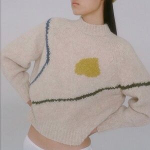 Paloma Wool Aries Knit Sweater - Cream